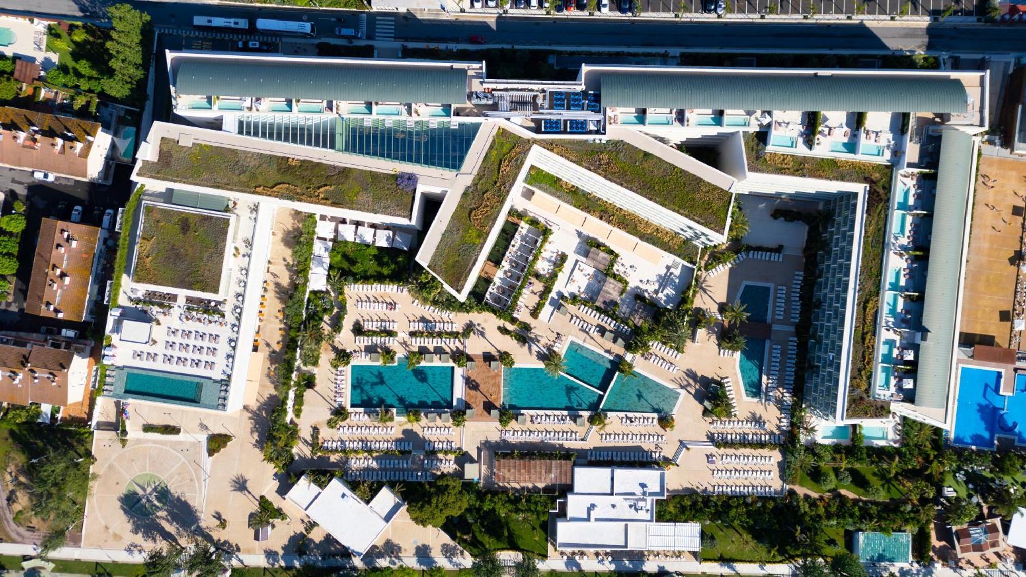 Atzavara Hotel & Spa Santa Susanna Exterior foto Aerial view of the hotel